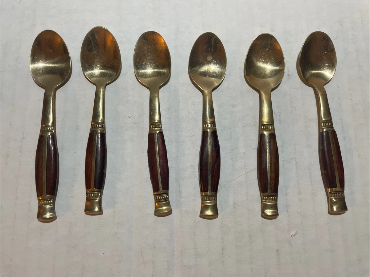 Gold Demitasse Spoons In Collectible Flatware & Silverware for