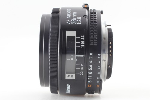 [COMO NUEVO CON ESTUCHE] Nikon AF Nikkor 28mm f/2.8 lente gran angular para F... - Imagen 12 de 14