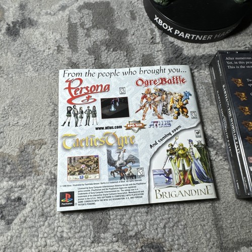 Kartia: The Word of Fate (Sony PlayStation 1, 1998) komplett mit Reg Card - Bild 6 von 15