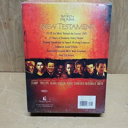 New Sealed The Word of Promise New Testament Audio Bible 20 CD's DVD NKJV - Picture 5 of 8