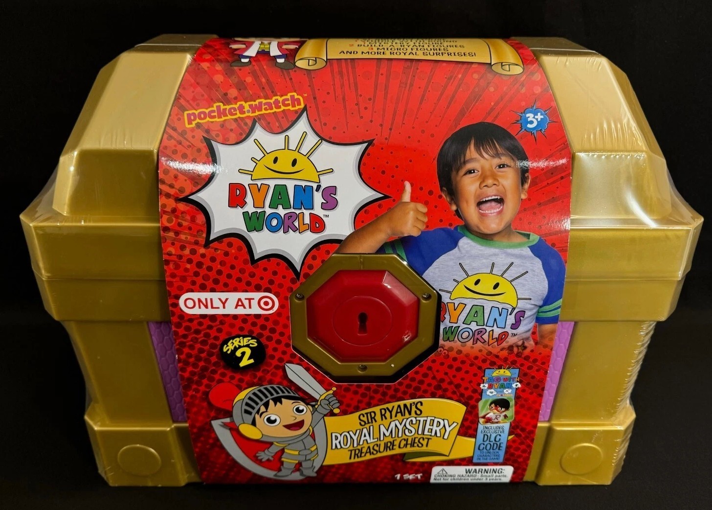 RYAN'S WORLD SERIES 2 SIR RYANS ROYAL MYSTERY TREASURE CHEST - Brand New