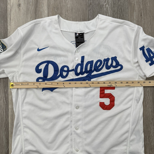 Nike Engineered Los Angeles Dodgers Jersey #5 COREY SEAGER World Series 44 - Picture 11 of 20