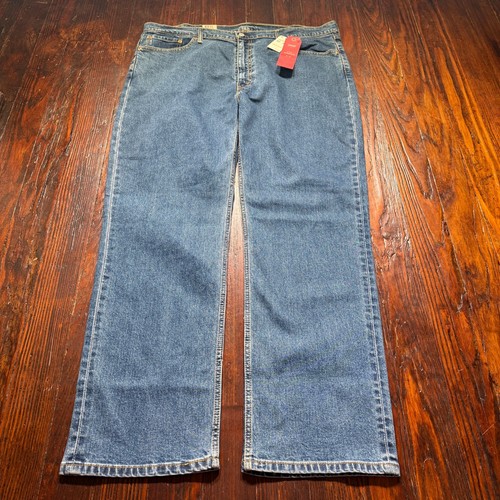 Levis 514 Jeans Herren 42x32 Blau Stretch Straight Fit Wide Leg Baggy - Bild 3 von 19