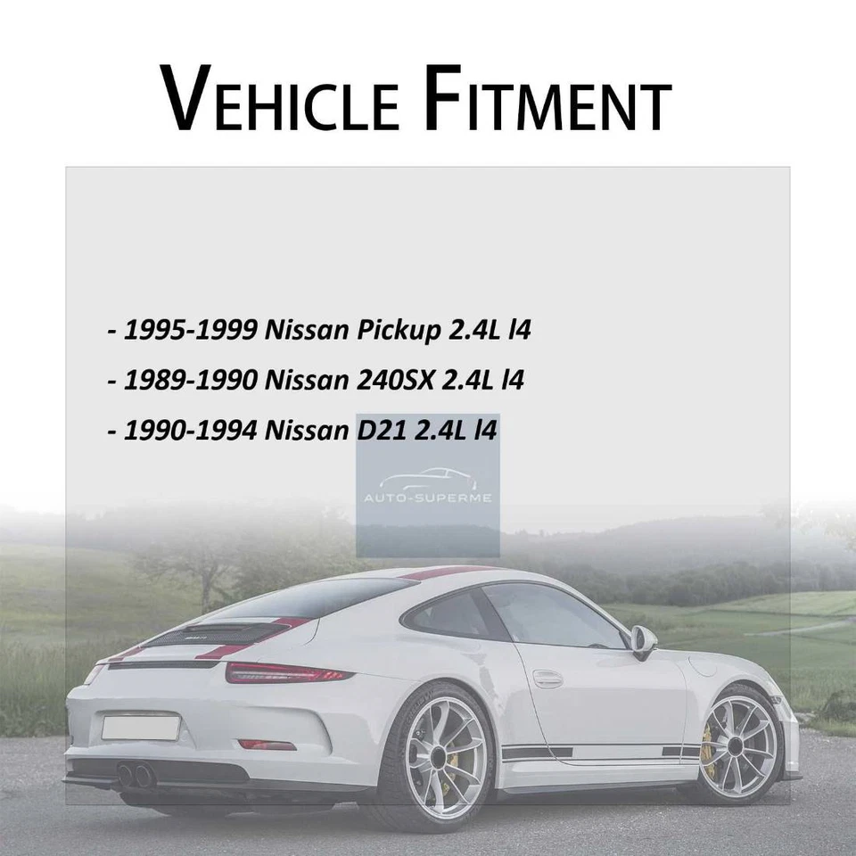 Para Nissan D21 1990-1994 2,4 L soluciones originales 1x carcasa termostato refrigerante motor Foto 2 de 4