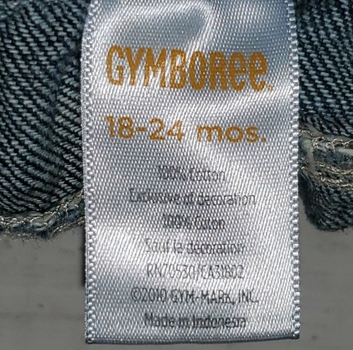 Falda Denim Gymboree Batik Verano Hipopótamo Talla 18-24 meses *S24 - Imagen 4 de 5