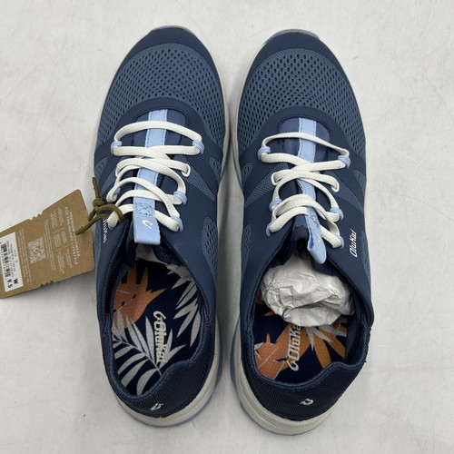Olukai Huia Shoes Womens Size 9.5 Vintage Blue Sea Ice Athletic Mesh Comfort - Picture 2 of 8