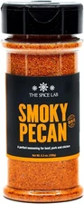 (Free Duty Tax) The Spice Lab Smoky BBQ Pecan Rub - 5.9 oz Shaker - Sweet He