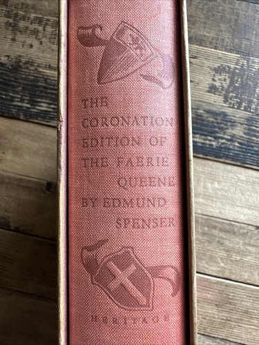 1953 The Coronation Edition of the Faerie Queene by Edmund Spenser Heritage VG