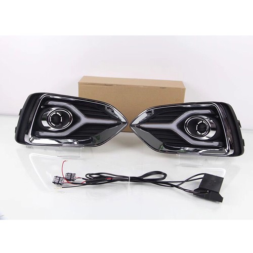 DRL Daytime Running Light LED Fog Lamp Turn Signal For Hyundai Accent 2018-2021 - Picture 2 of 7