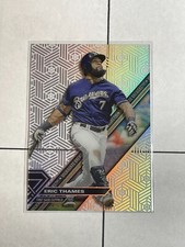Eric Thames 2017 Topps High Tek Pattern 2A Variation Milwaukee Brewers