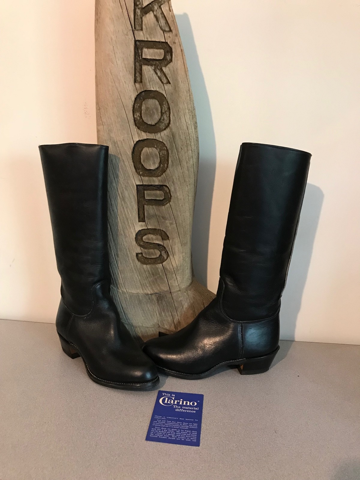 Nuevo a.m. Kroop & Sons Cuero Tacón Alto botas de estilo de ejercicio para hombre 3.5 para mujer 5.5 Nuevo Nuevo Nuevo a.m. Kroop & Sons Cuero Tacón Alto botas de estilo de ejercicio para hombre 3.5 para mujer 5.5 mejor calidad