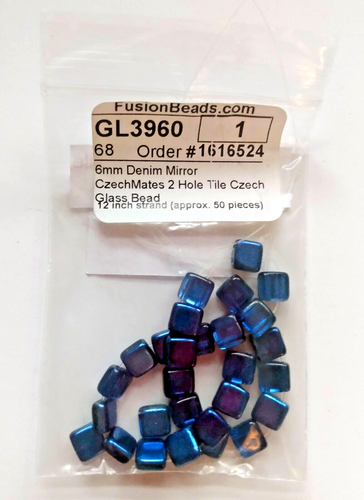 Huge Lot 224 Czechmates 2 & 4 Hole Tile Beads Nos Mix Colors With Labeled Bags - Picture 16 of 21