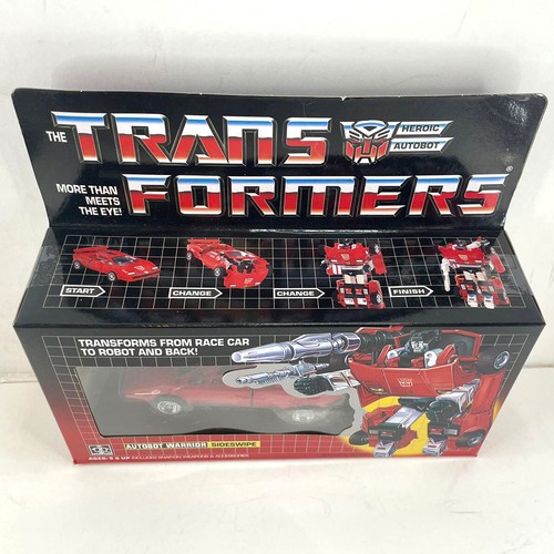 Transformers G1 Sideswipe Autobot Warrior Action Figure Transforming Toy New Box - Picture 4 of 5