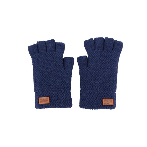 Paar Alpaka Wolle fingerlose Handschuhe Arbeit Thermo Herren gestrickt Halbfinger Handschuhe - Bild 16 von 16
