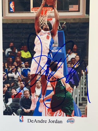 Deandre Jordan Autographed Signed 8.5x11 Photo Los Angeles Clippers All Star - Picture 2 of 3