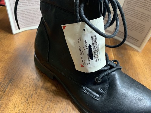 Rock & Candy by ZiGi Stiefel Damen 7,5 Spraypaint Stiefeletten schwarz VTA02 - Bild 9 von 10