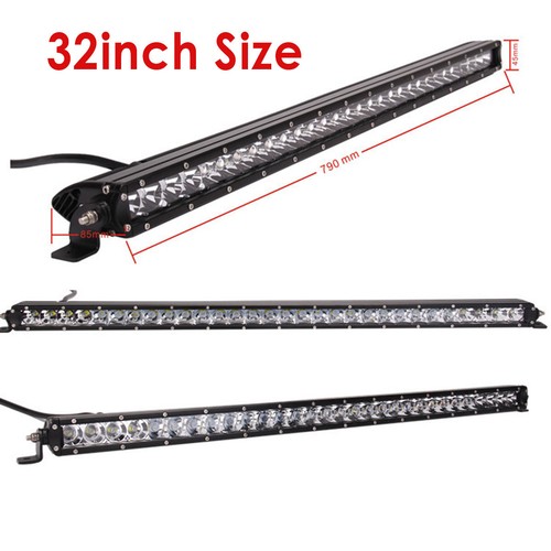 11/22/32/42/50inch Single Row Slim LED Light Bar Offroad Fog Driving for ATV SUV - Foto 45 di 82