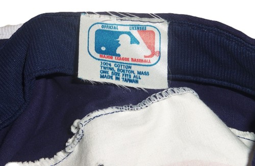 NEW VINTAGE 80's NEW YORK NY YANKEES MLB PAINTERS ELASTIC STRETCH CAP HAT - Picture 4 of 4