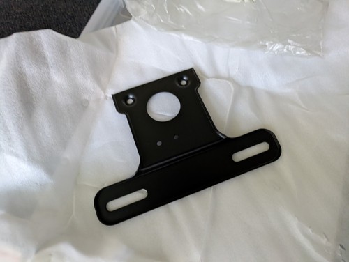 Yamaha Licence Number Plate Bracket 1UV-84751-00-R4 CY50 Jog SH50 YSR80 YSR50 - Picture 4 of 5