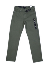 Banana Republic Mid Rise Slim Vintage Stretch Full Length Pant Green Womens 26/2