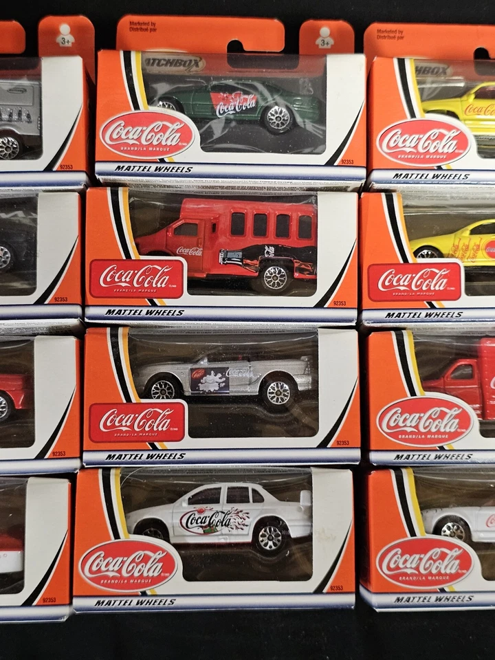 12 - Mattel Wheels Coca Cola Cars 1/64 NIP - Image 3 of 4