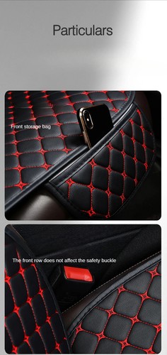 Car Seat Cover Seat Back Cushion Leather Seat Cushion Universal Wear-resistant - 第 16/23 張圖片