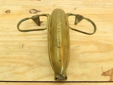 Vintage Brass Airplane Smokers Compendium Cigar Holder Cigarette Ashtray