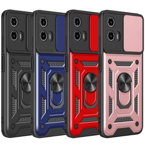 For Motorola Moto E14 G04 E13 G34 G54 Case, Ring ARMOUR Shockproof Phone Cover - Photo 2 sur 52