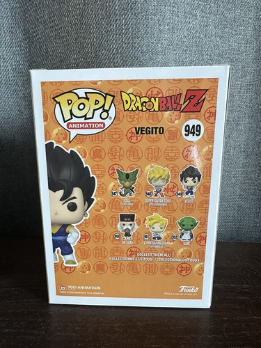 FUNKO POP! Dragon Ball GameStop Exclusive Vegito #949 w/ Custom Art Box - Picture 3 of 6