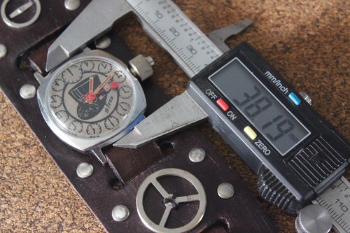 Steampunk Vintage Watch Slava 2MChZ ussr Exclusive Watch Handmade Watch Cyberpun - Picture 15 of 15