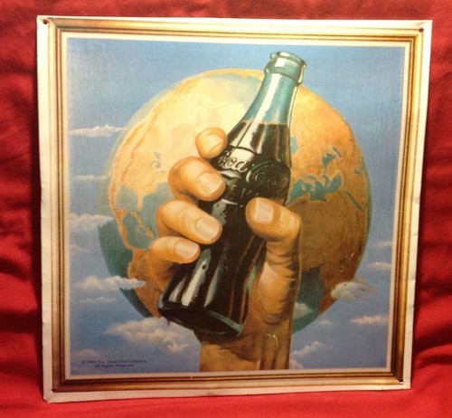 Coca Cola Vintage/Retro "Would like to Buy the World a Coke" Dose 1993 13x13 - Bild 1 von 3