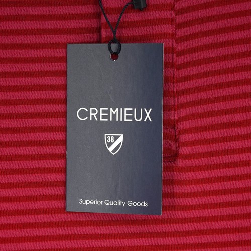 Cremieux Men's Long-Sleeve Henley Shirt XL Red Pink Striped NWT $69.50 - Picture 6 of 9