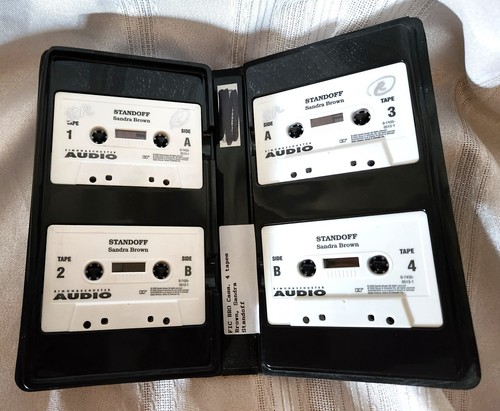 4 Audio books Sandra Brown Audio Cassettes Standoff Thursday's Child The Rana - Picture 2 of 5