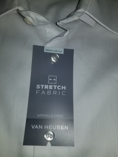 Van Heusen nuevo con etiquetas ajuste regular elástico talla 16,5 L - Imagen 3 de 10