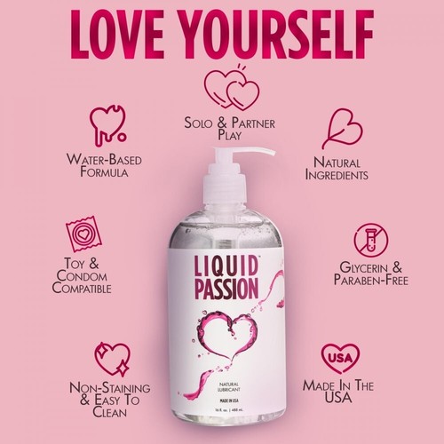 Liquid Passion Natural Lubricant - 16oz - Picture 4 of 4