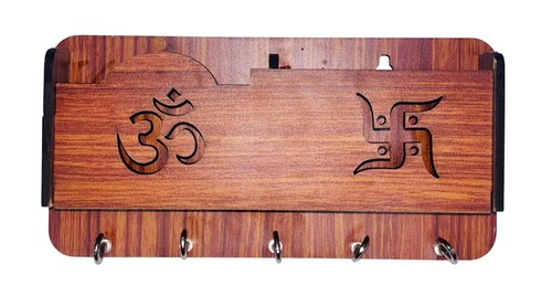 Elegant Wooden Wall Key Holder – Stylish & Functional Key Organizer - Picture 3 of 4