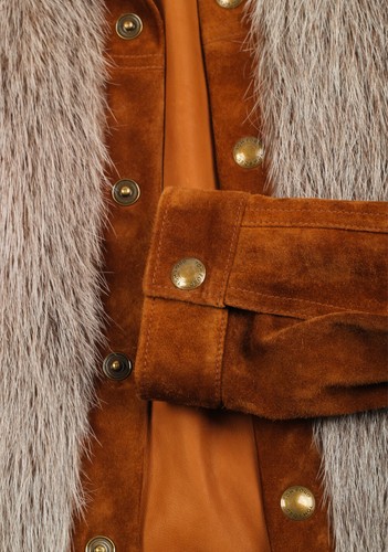 TOM FORD Brown Cashmere Suede Pony Fur Jacket Size 48 / 38R U.S. Outerwear Ja... - Picture 6 of 7
