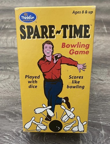 2003 SPARE-TIME Bowling Dice Game in Box, 100% Complete, THINKFUN, INC. - Picture 1 of 6