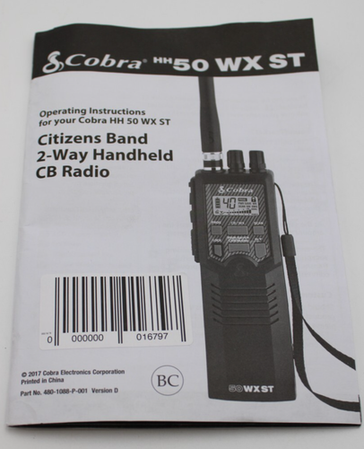 Cobra HH50WXST Hand Held CB Radio - Emergency Radio, Travel Essentials - Bild 8 von 8