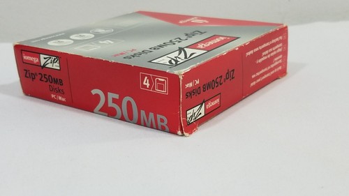 Paquete de 4 discos Iomega Zip 250 MB súper disquete caja abierta sin usar - Imagen 5 de 6