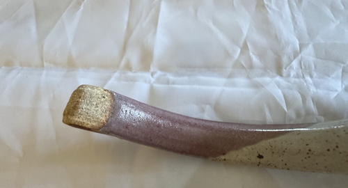 Keramik Studio Kunstkeramik Schöpfkelle Dipper 11" Ausgießer Schnörkelgriff signiert - Bild 9 von 18
