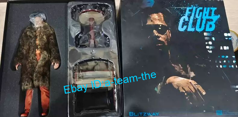 New Blitzway Fight Club Tyler Durden Brad Pitt Fur Coat Ver. 1/6