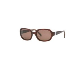Adrienne Vittadini 5025S Women's Sunglasses Dark Red Ribbon Frame/Brown UV Lens