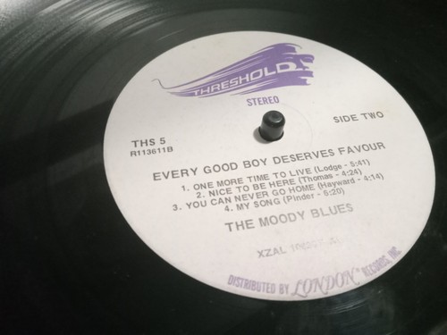 The Moody Blues Every Good Boy Deserves Favour 1971 LP Threshold Record Gatefold - Picture 19 of 19