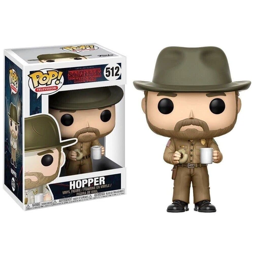 Funko Pop Television: Stranger Things Hopper with Donut #512