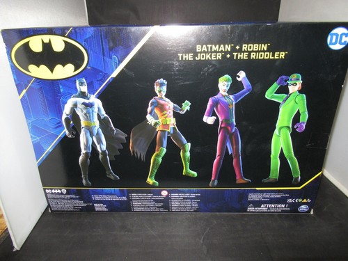 Paquete de 4 DC Batman Robin El Guasón El Acertijo - Imagen 6 de 7