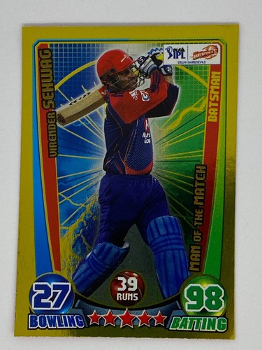 Cricket Attax 2012 Topps IPL PICK YOUR OWN Gold Trading Card Centurion MOTM - Picture 8 of 26