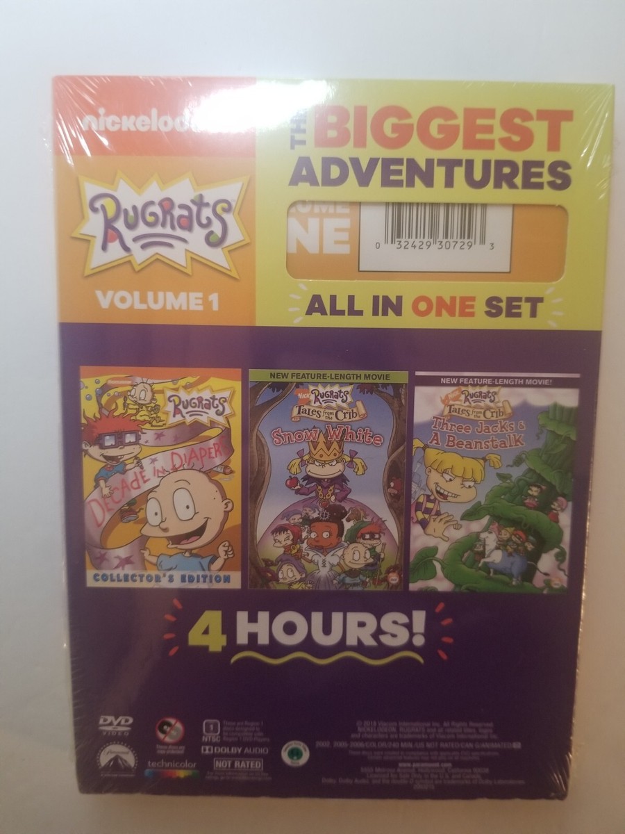 Nickelodeon: Rugrats Big Hits Vol.1 DVD NEW with 4 Hours of