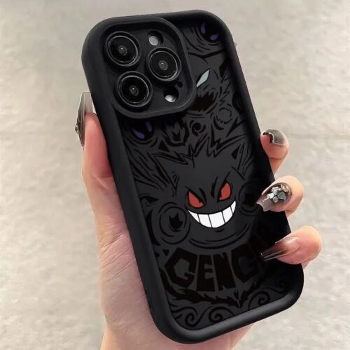 Anime Gengar Monster Phone Case for iPhone 16 15 14 13 12 11 Mini Pro Max Plus - Picture 7 of 14
