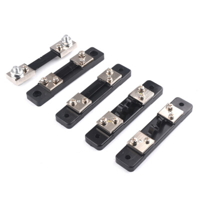 DC Current Shunt Resistor 10A 20A 30A 50A 100A 75mV for Amp Ammeter Panel